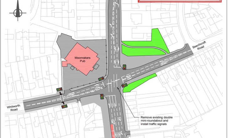Image - Draft plans for improvements to bus route